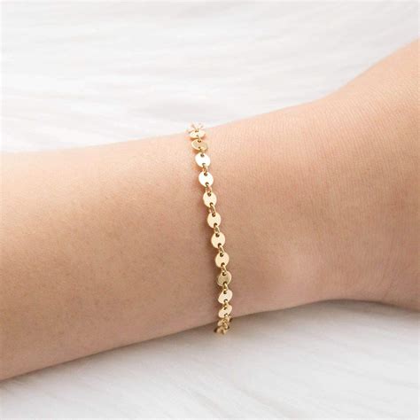 gold bracelt - solid gold bracelets for women.